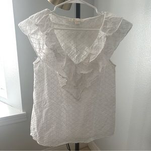 Michael Kors Women Eyelet Lace Top